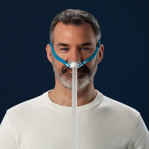 Man Wearing Nova Micro CPAP Mask